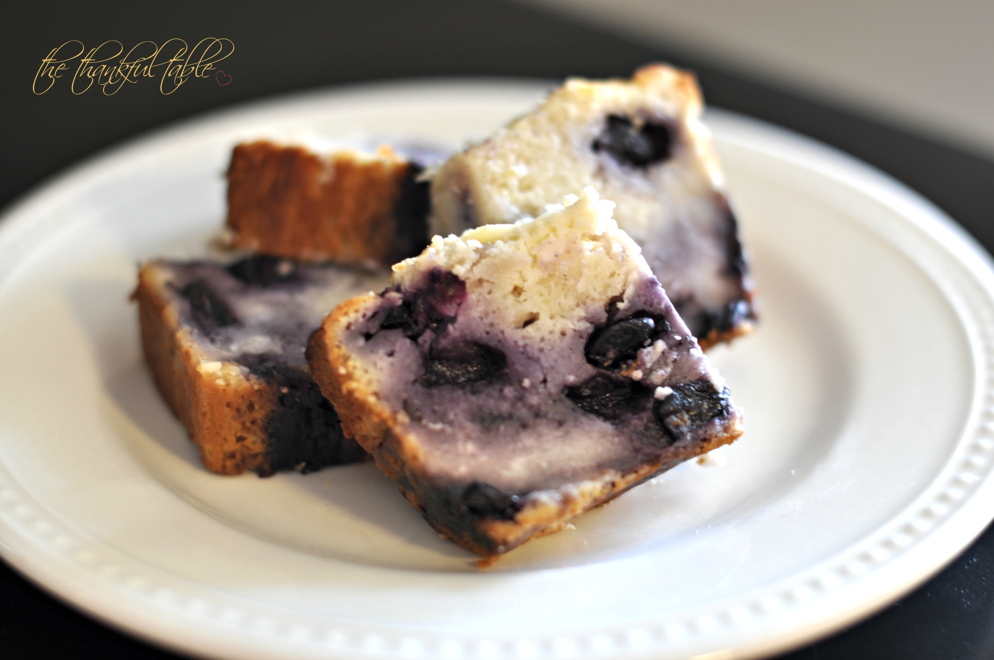 Lemon Blueberry Cream Cheese Bread