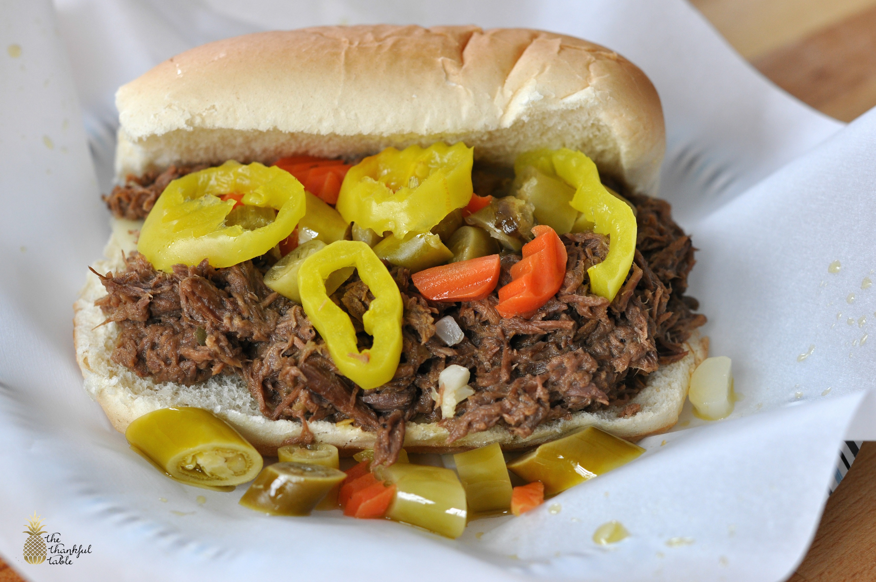 Chicago~Style Italian Beef Sandwiches