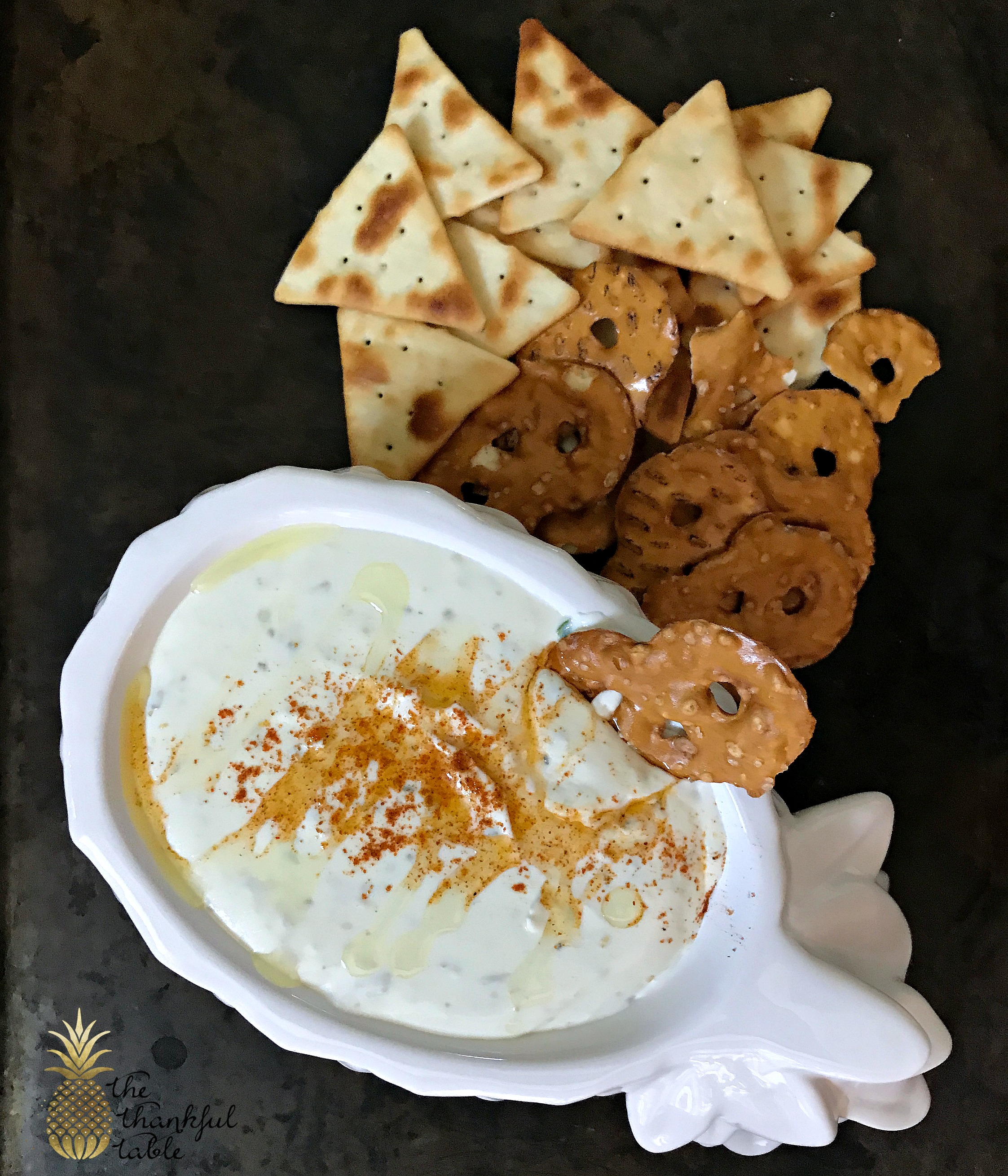 Whipped Garlic Feta Dip