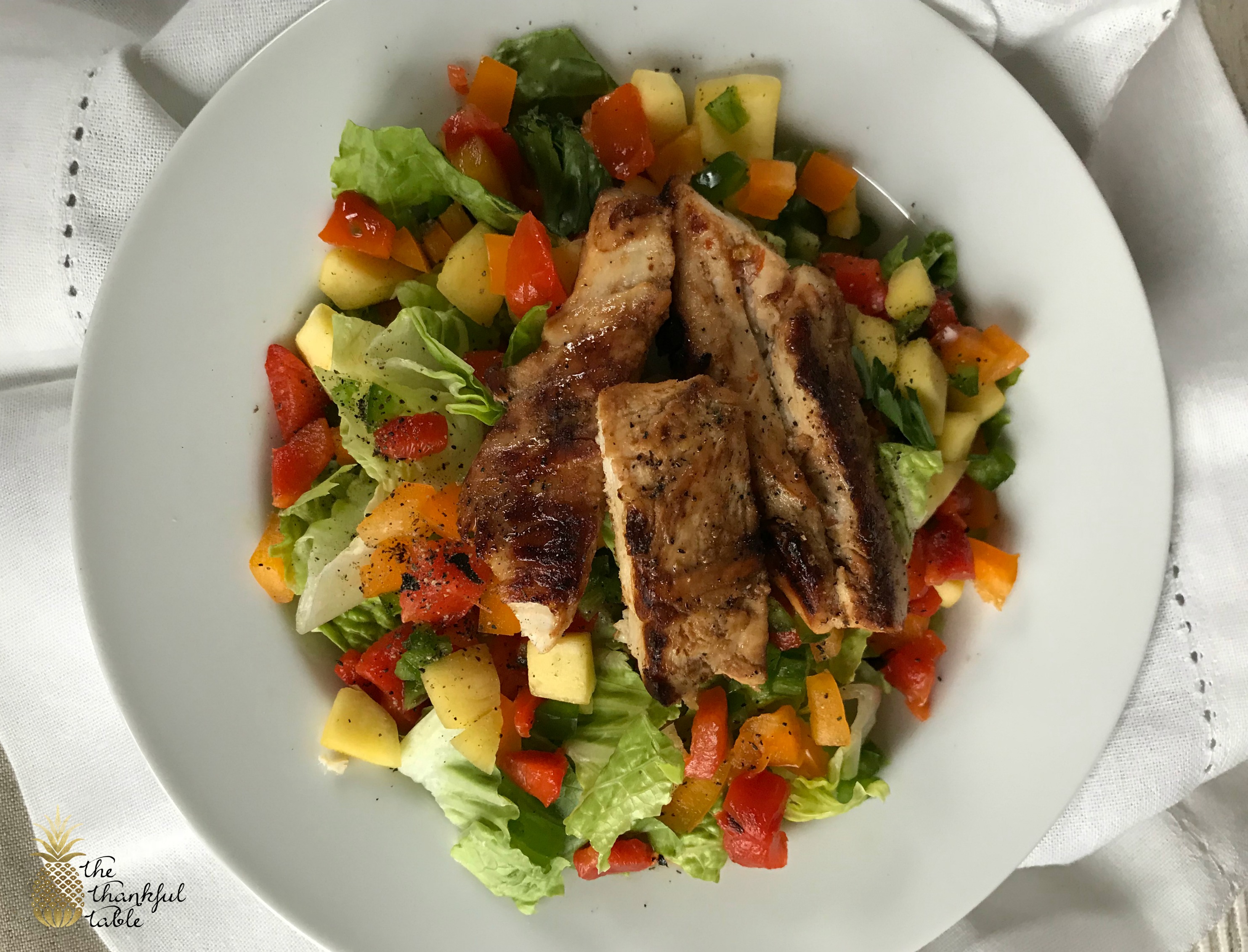 Mango Grilled Chicken Salad